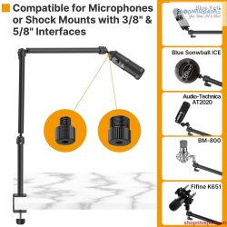 thumbnail Thanh ngang kẹp bàn đa năng Vijilm LS08 - 4