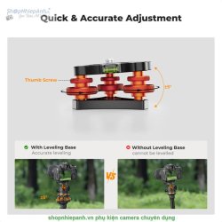 thumbnail Thiết bị cân bằng Camera Tripod Leveling Base K&F concept - 1