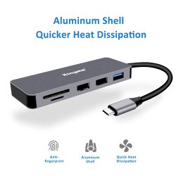 thumbnail Thiết bị đa năng 7in1 OTG type C đọc thẻ/truyền dữ liệu/HDMI capture card KingMa BMU012 7in1 - 1