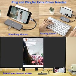 thumbnail Thiết bị đa năng 7in1 OTG type C đọc thẻ/truyền dữ liệu/HDMI capture card KingMa BMU012 7in1 - 4