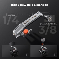thumbnail Top handle K&F concept 2 ngàm Nato và 3/8 Arri (kf31.234) - 4