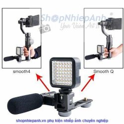 thumbnail Triple Cold Shoe Mounts Plate Ulanzi PT-3 - 3