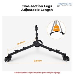 thumbnail Tripod Dolly K&F concept KF31.118 - 3