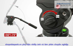thumbnail Tripod Jieyang 0508CD Carbon video tripod - 5
