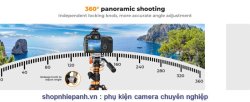 thumbnail Tripod K&F concept TA254A7+FH-03 đầu dầu siêu mượt panorama chân siêu cao chụp top shot  (KF09.137) - 6