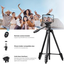 thumbnail Tripod K&F concept for smartphone và camera nhỏ KF09.125 - 3