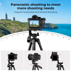 thumbnail Tripod K&F concept for smartphone và camera nhỏ KF09.125 - 2