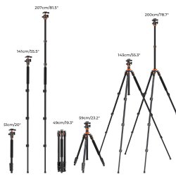 thumbnail Tripod K&F concept K234A7+BH-28L (KF09.087V6) - 13