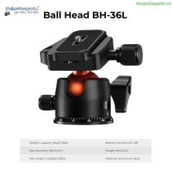 thumbnail Tripod K&F concept carbon fiber K254C2+BH-36L (KF09.123) - 1