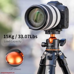 thumbnail Tripod K&F concept traveller M1+BH-35L (KF09.105) - 3