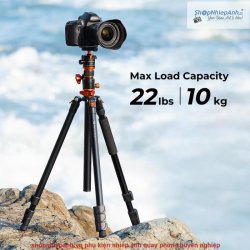 thumbnail Tripod K&F concept T254A7+BH-28L (KF09.119) ultra high 230cm top shot - 2