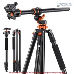thumbnail Tripod K&F concept T254A7+BH-28L (KF09.119) ultra high 230cm top shot