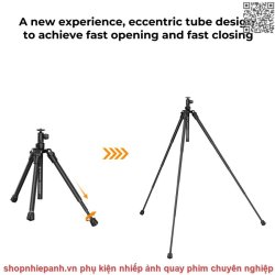 thumbnail Tripod K&F concept KF09.120 E224A3+BH-18 Black - 2