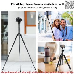 thumbnail Tripod K&F concept KF09.120 E224A3+BH-18 Black - 1