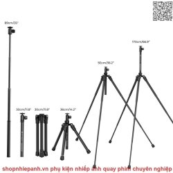 thumbnail Tripod K&F concept KF09.120 E224A3+BH-18 Black - 4