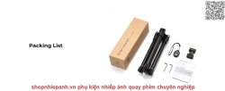 thumbnail Tripod K&F concept KF09.120 E224A3+BH-18 Black - 5