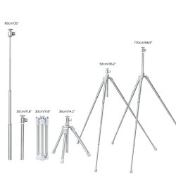 thumbnail Tripod K&F concept KF09.120 E224A3+BH-18 Silver - 4
