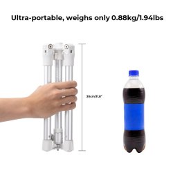 thumbnail Tripod K&F concept KF09.120 E224A3+BH-18 Silver - 3