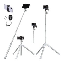 thumbnail Tripod K&F concept KF09.120 E224A3+BH-18 Silver