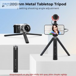 thumbnail Tripod K&F concept MS-05 metal mini 15cm  KF09.130 - 0