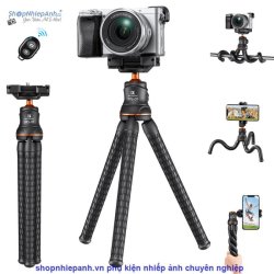 thumbnail Tripod K&F concept MS-01 flexible for smartphone camera