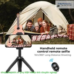 thumbnail Tripod K&F concept MS-09 KF09.128V3 mini stand for smartphone (tặng kèm remote và kẹp smartphone) - 4