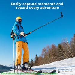 thumbnail Tripod K&F concept MS-08 2in1 selfie stick tripod for action cam smartphone camera (KF09.127) - 1