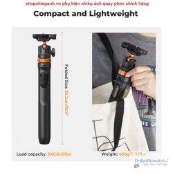 thumbnail Tripod K&F concept MS-08 2in1 selfie stick tripod for action cam smartphone camera - 5