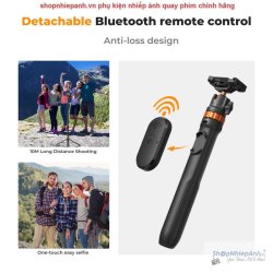 thumbnail Tripod K&F concept MS-08 2in1 selfie stick tripod for action cam smartphone camera - 2