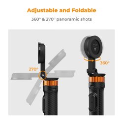 thumbnail Tripod K&F concept MS-19 magnetic cho mọi smartphone (tặng kèm remote) - 1