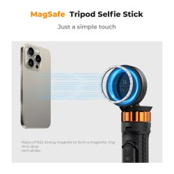 thumbnail Tripod K&F concept MS-19 magnetic cho mọi smartphone (tặng kèm remote) - 0