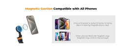 thumbnail Tripod K&F concept MS-19 magnetic smartphone tương thích nam châm MagSafe (tặng kèm remote) - 7