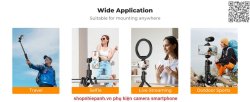 thumbnail Tripod K&F concept MS-29 2in1 selfie stick tripod for action cam smartphone camera - 10