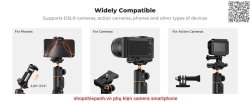 thumbnail Tripod K&F concept MS-29 2in1 selfie stick tripod for action cam smartphone camera - 8