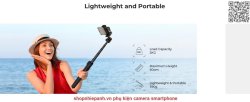 thumbnail Tripod K&F concept MS-29 2in1 selfie stick tripod for action cam smartphone camera - 7