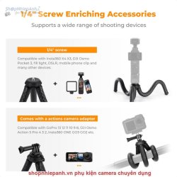 thumbnail Tripod K&F concept MS-36 Octopus Magnetic KF09.164 (tặng kèm nhiều phụ kiện) - 1