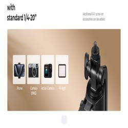 thumbnail Tripod K&F concept MS-51 Tích hợp Gimbal AI Tracking theo dõi chuyển động cao 180cm (KF15.0013) - 8