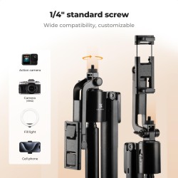 thumbnail Tripod K&F concept MS-51 Tích hợp Gimbal AI Tracking theo dõi chuyển động cao 180cm (KF15.0013) - 2