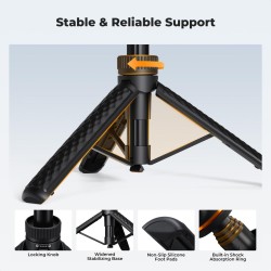 thumbnail Tripod K&F concept MS-71 auto open selfie stick tripod for action cam smartphone camera (KF09.180S3) - 1
