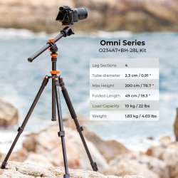 thumbnail Tripod K&F concept K234A7+BH-28L (KF09.087V6) - 9