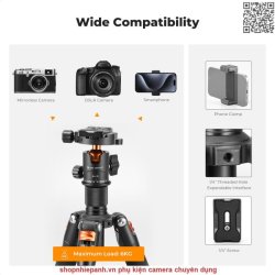 thumbnail Tripod K&F concept S225A1+BH-25 smart mini (KF09.150) - 5
