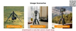 thumbnail Tripod K&F concept S225A1+BH-25 smart mini (KF09.150) - 14
