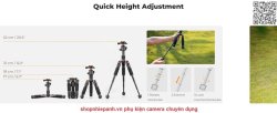 thumbnail Tripod K&F concept S225A1+BH-25 smart mini (KF09.150) - 8