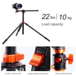 thumbnail Tripod K&F concept T254A8+BH-28L (SA254T1) (KF09.086) top shot - 3