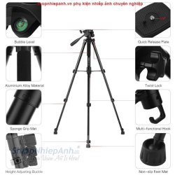 thumbnail Tripod Kingjoy VT-880 (tripod monopod 2 in 1) - 1