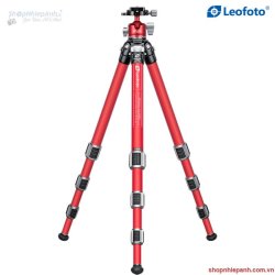 thumbnail tripod Leofoto LA-284C + đầu ball LH-30 ( Red kit)