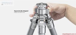 thumbnail tripod Leofoto LG-324C + đầu ball LH-40R ( Màu bạc) - 2