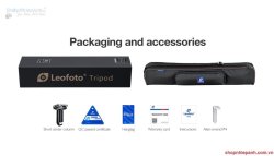 thumbnail tripod Leofoto LO-224C + đầu quay BV-1R - 8