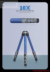 thumbnail tripod Leofoto LP-324C + đầu ball LH-40 (Blue kit) - 0