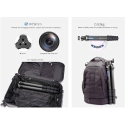 thumbnail tripod Leofoto LS-255C + đầu Ball LH-30 - 4